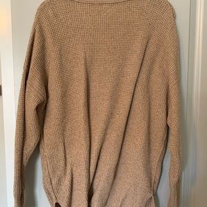 Aerie Oversized Waffle Knit Sweater